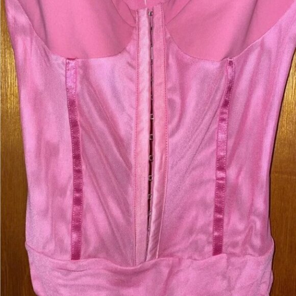 •FREE PEOPLE INTIMATELY,  "NIGHT RHYTHM" CORSET STYLE BODYSUIT  SMALL - Picture 7 of 9